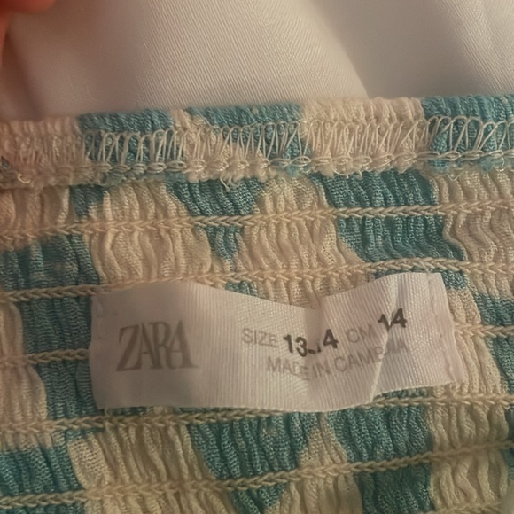 cropped checkered tank top - Picture 2 of 2